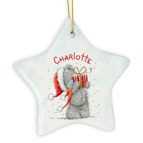 Personalised Me to You Bear Christmas Star Decoration £9.99
